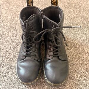 Dr Martin Kids Leather Lace-Up Boots